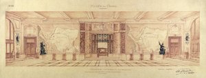 Laterální galerie Musee du Congo v Tervueren, 1909